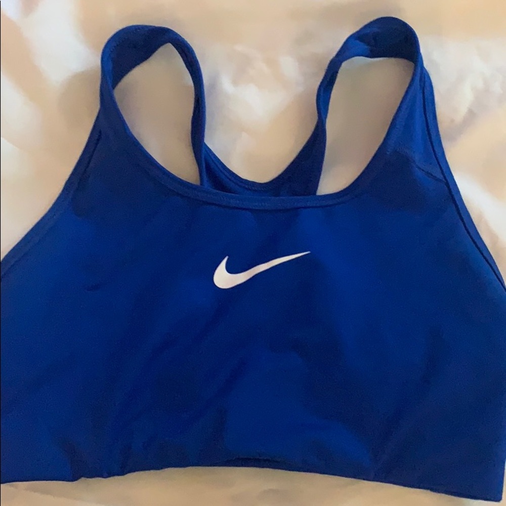 NIKE BLUE SPORTSBRA